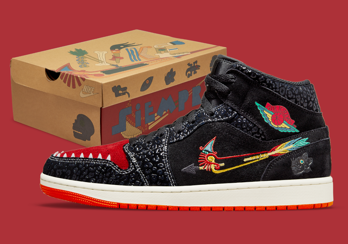 Official Images Of The Air Jordan 1 Mid "SiEMPRE Familia"