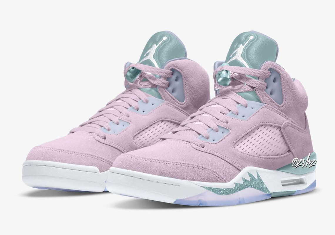 An Air Jordan 5 "Regal Pink" Expected April 2022