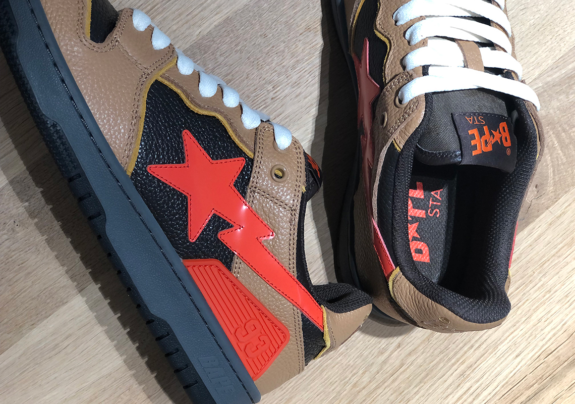 Bape Sk8 Sta Brown Orange Release Date 1