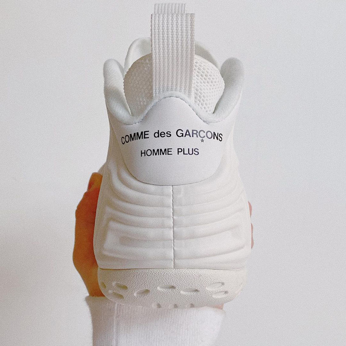 Comme Des Garcons Nike Air Foamposite One White Photos 5