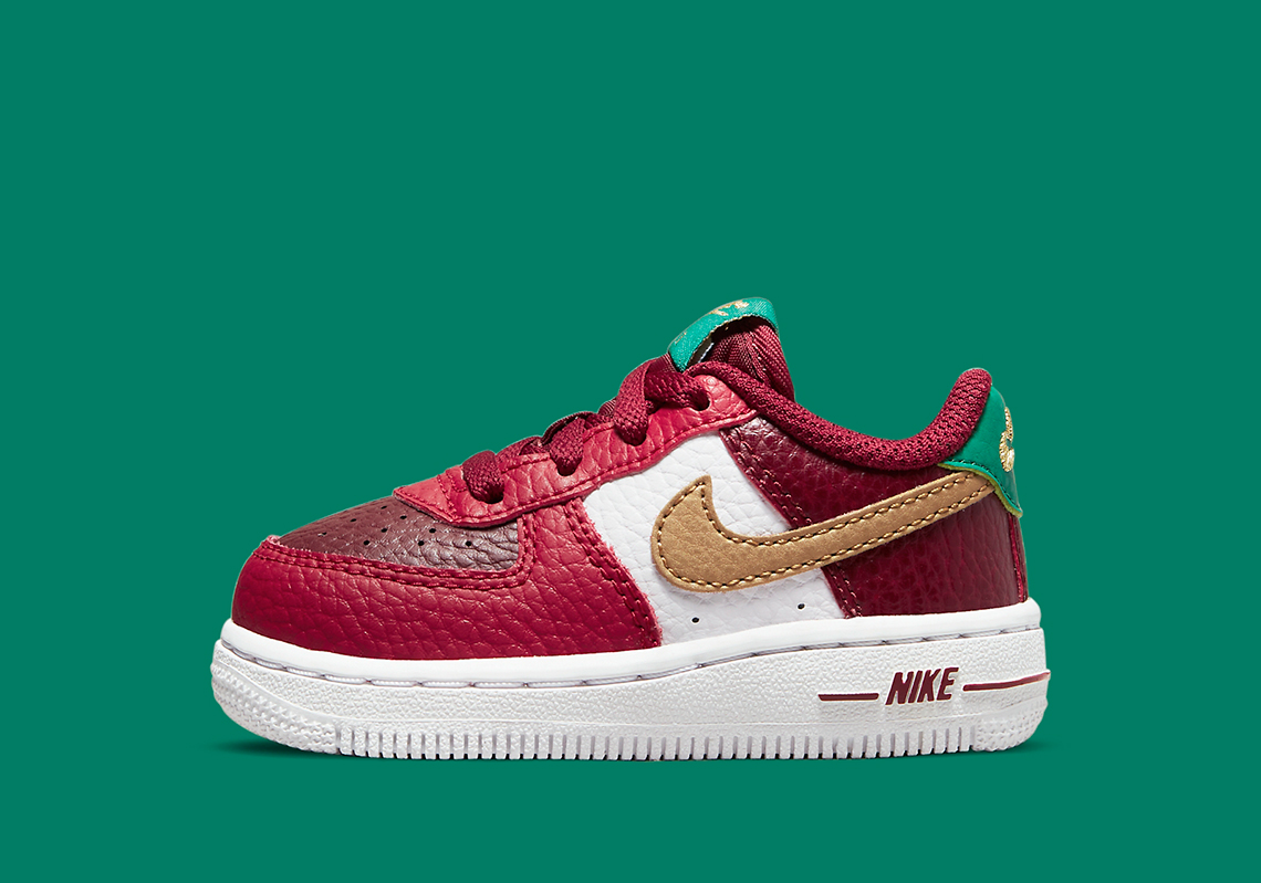 Nike Air Force 1 Christmas Td Dq4711 600 2