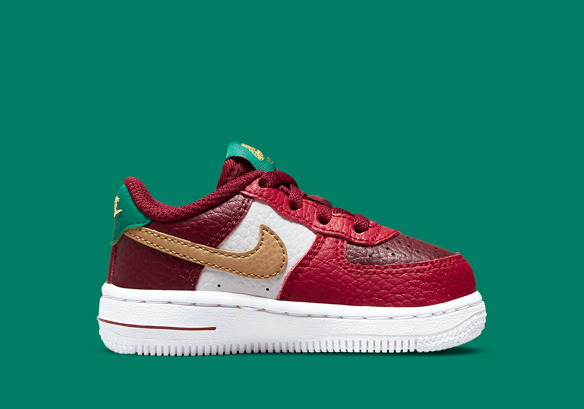 Nike Air Force 1 Christmas Td Dq4711 600 5