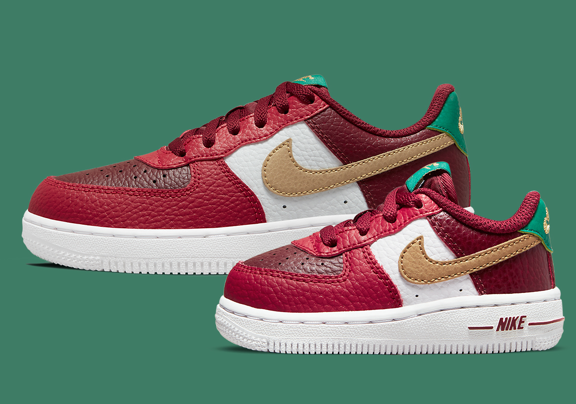 The Nike Air Force 1 Gets Into The Christmas Spirit With An Appropriate Colorway