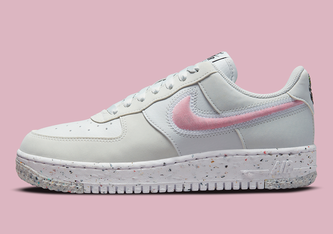 The Nike Air Force 1 "Crater" Returns With Pink Stitched-In Swooshes