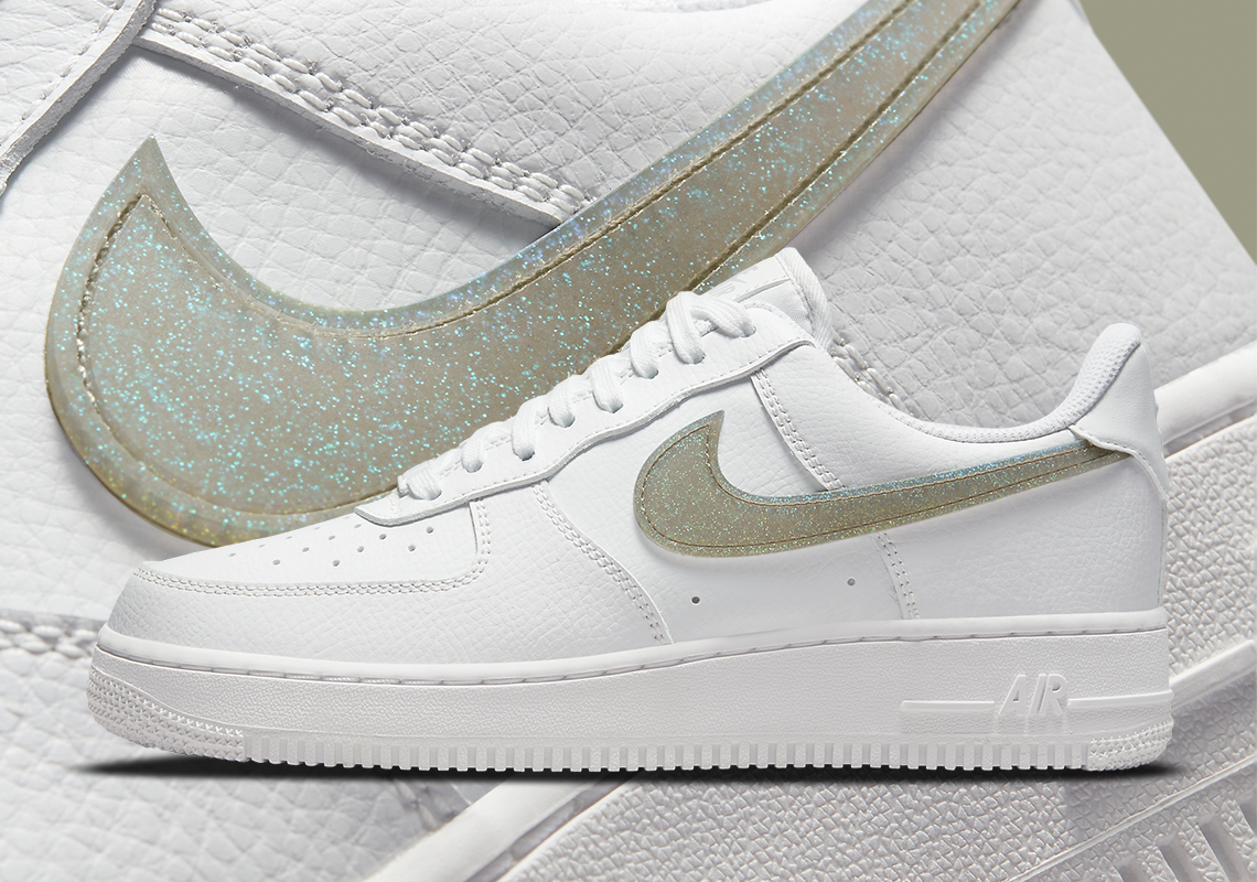 Nike Adds Glitter-Covered Swooshes To The Air Force 1's Wardrobe