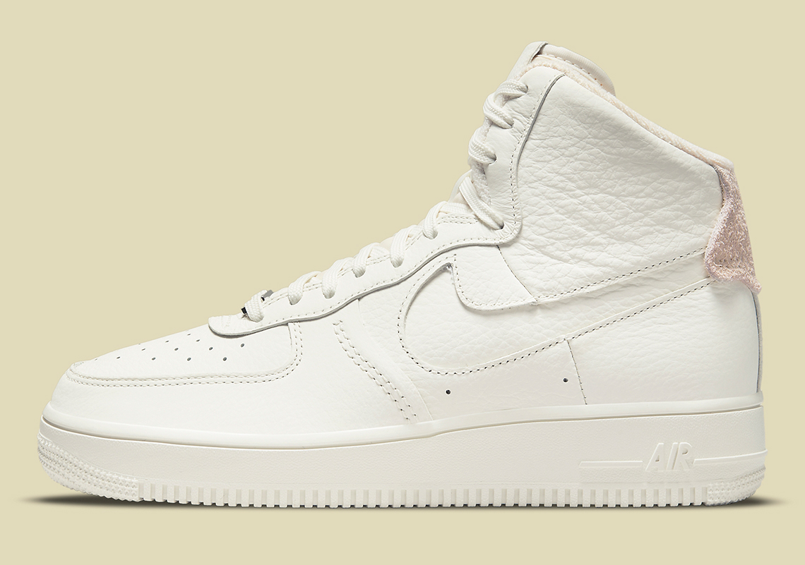 The Strapless Nike Air Force 1 High Surfaces In A "Triple Sail" Colorway