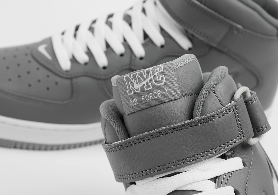 Nike Air Force 1 Mid Nyc Grey Dh5622 001 3