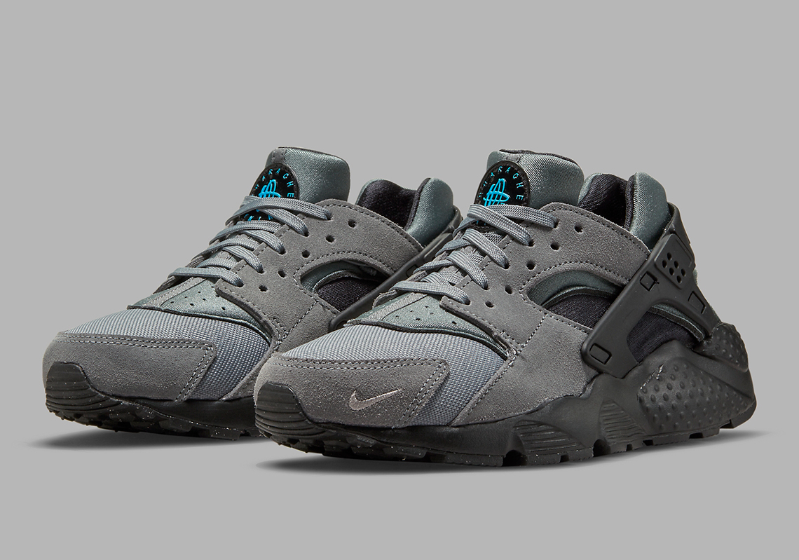 Nike Gives The Big Kids' Air Huarache A "Smoke Grey" Makeover