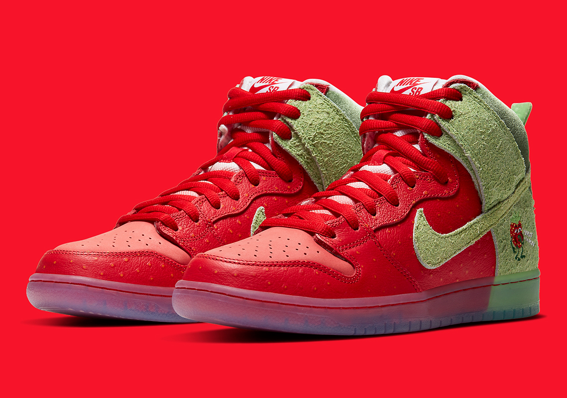 Nike Sb Dunk High Strawberry Cough Cw7093 600 3