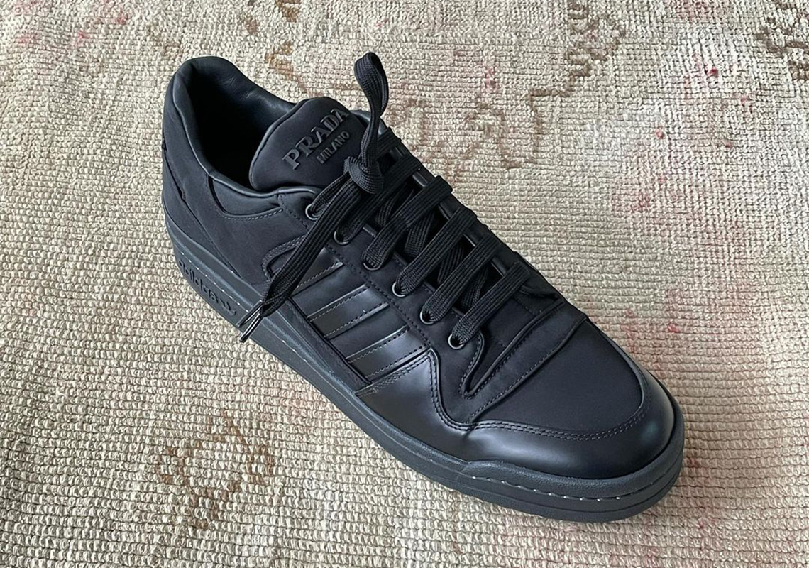 Prada Adidas Forum Lo Triple Black 1