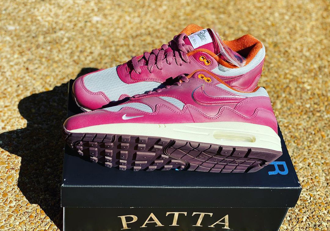 Patta Nike Air Max 1 Pink 4