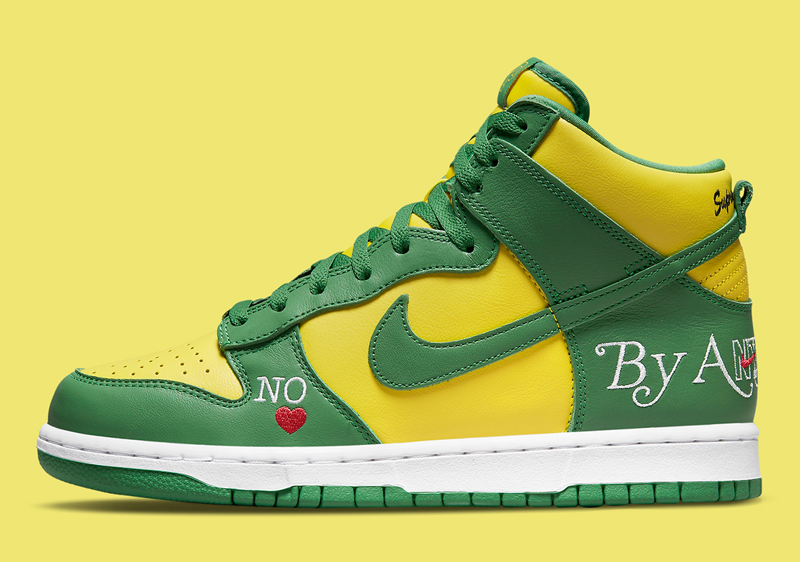 Supreme Nike Dunk High Brazil Dn3741 700 13