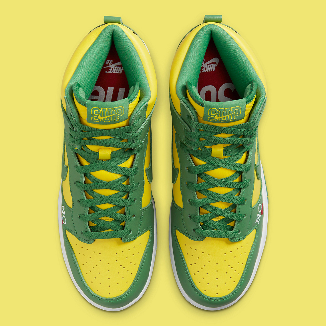 Supreme Nike Dunk High Brazil Dn3741 700 2