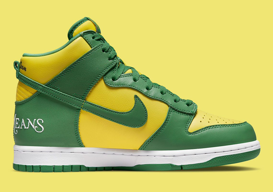 Supreme Nike Dunk High Brazil Dn3741 700 4