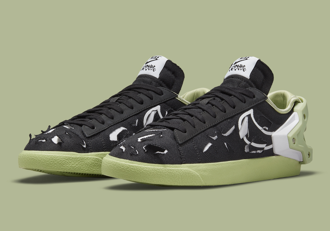 Official Images Of The ACRONYM x Nike Blazer Low "Black"