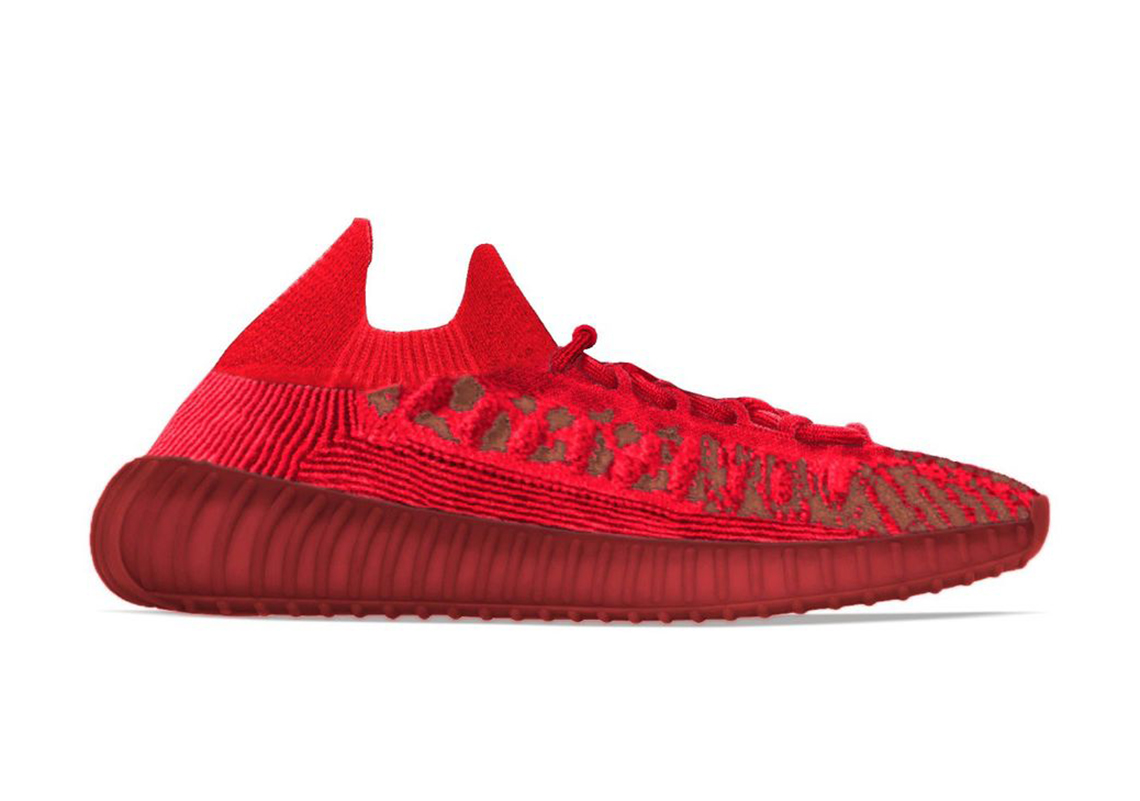 The adidas Yeezy Boost 350 v2 CMPCT Appears In "Slate Red"