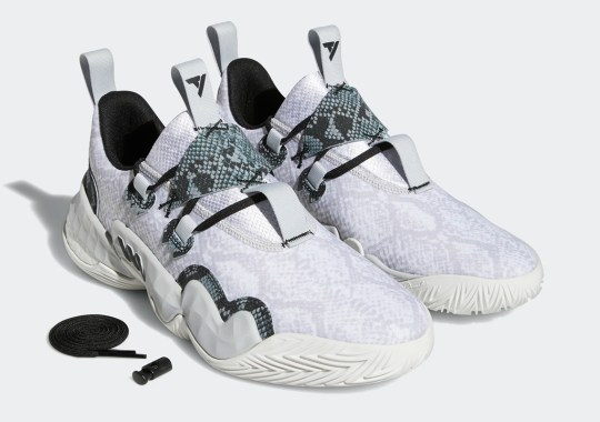 The adidas Trae Young 1 Gets Wrapped Up In Snakeskin