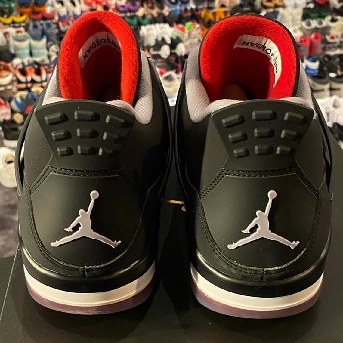 Air Joradn 4 Golf Bred Black Red Release Date 2