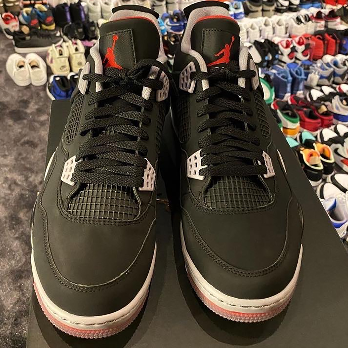 Air Joradn 4 Golf Bred Black Red Release Date 3