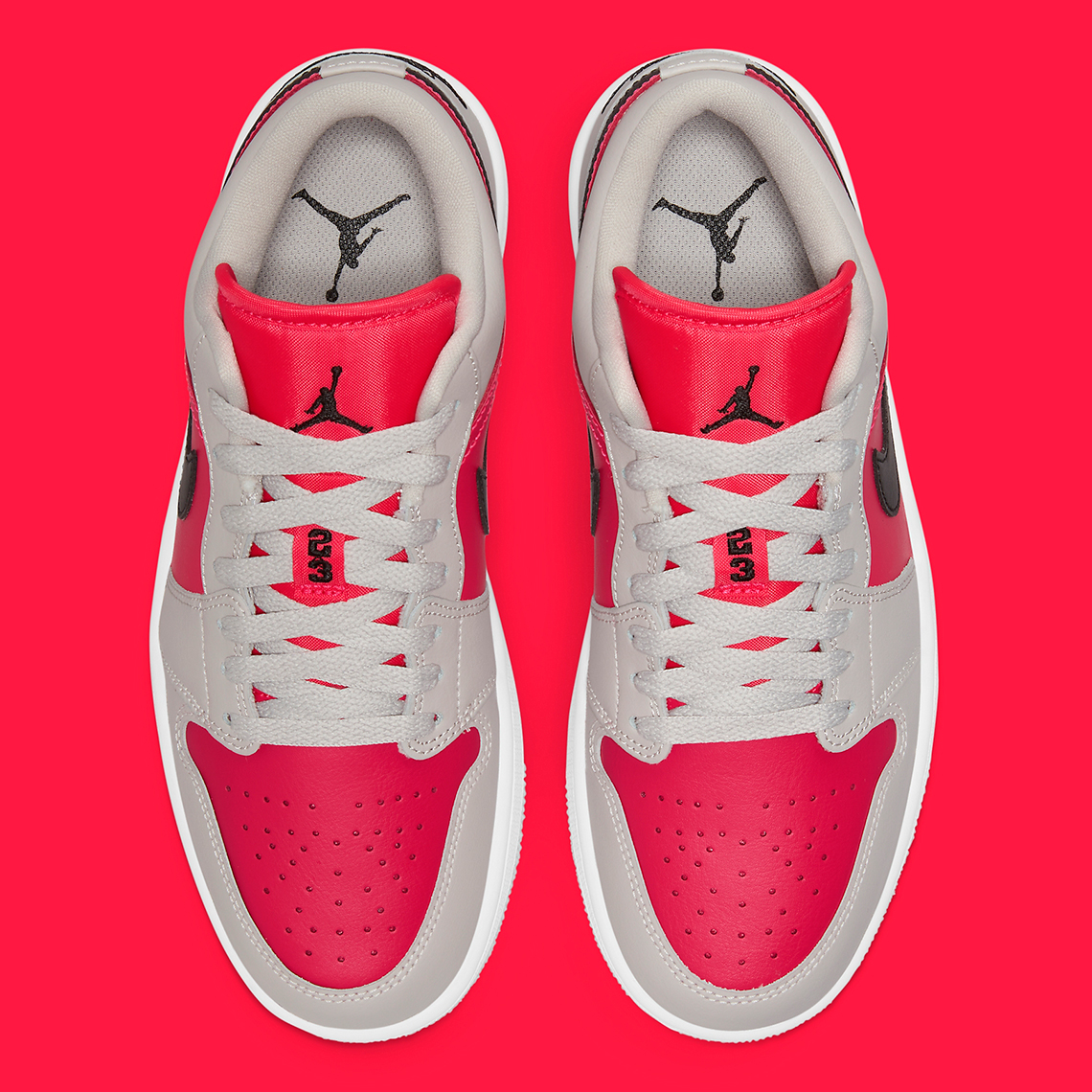 Air Jordan 1 Low Womens Light Iron Ore Siren Red Dc0774 060 6