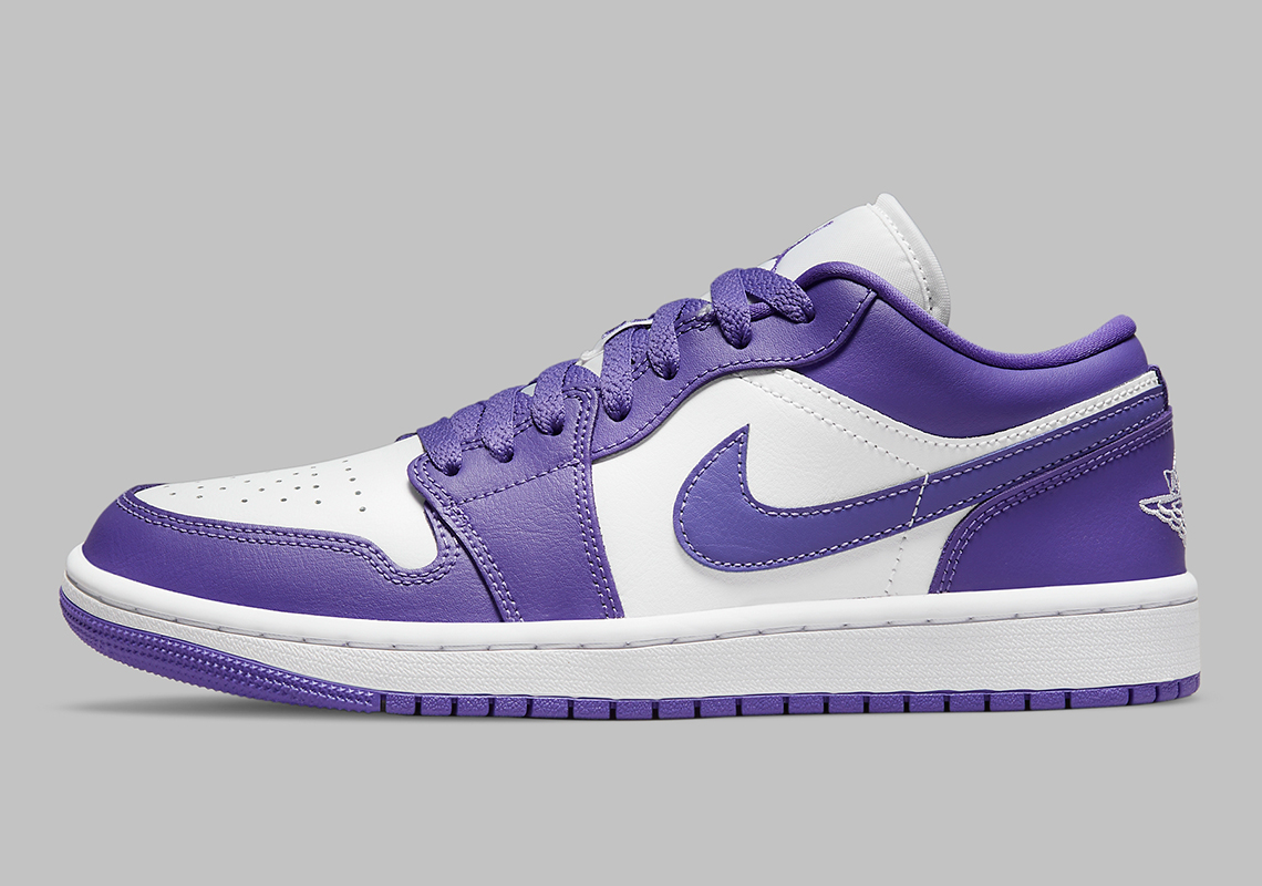 Air Jordan 1 Low Womens Psychic Purple Atomic Green White Dc0774 500 1