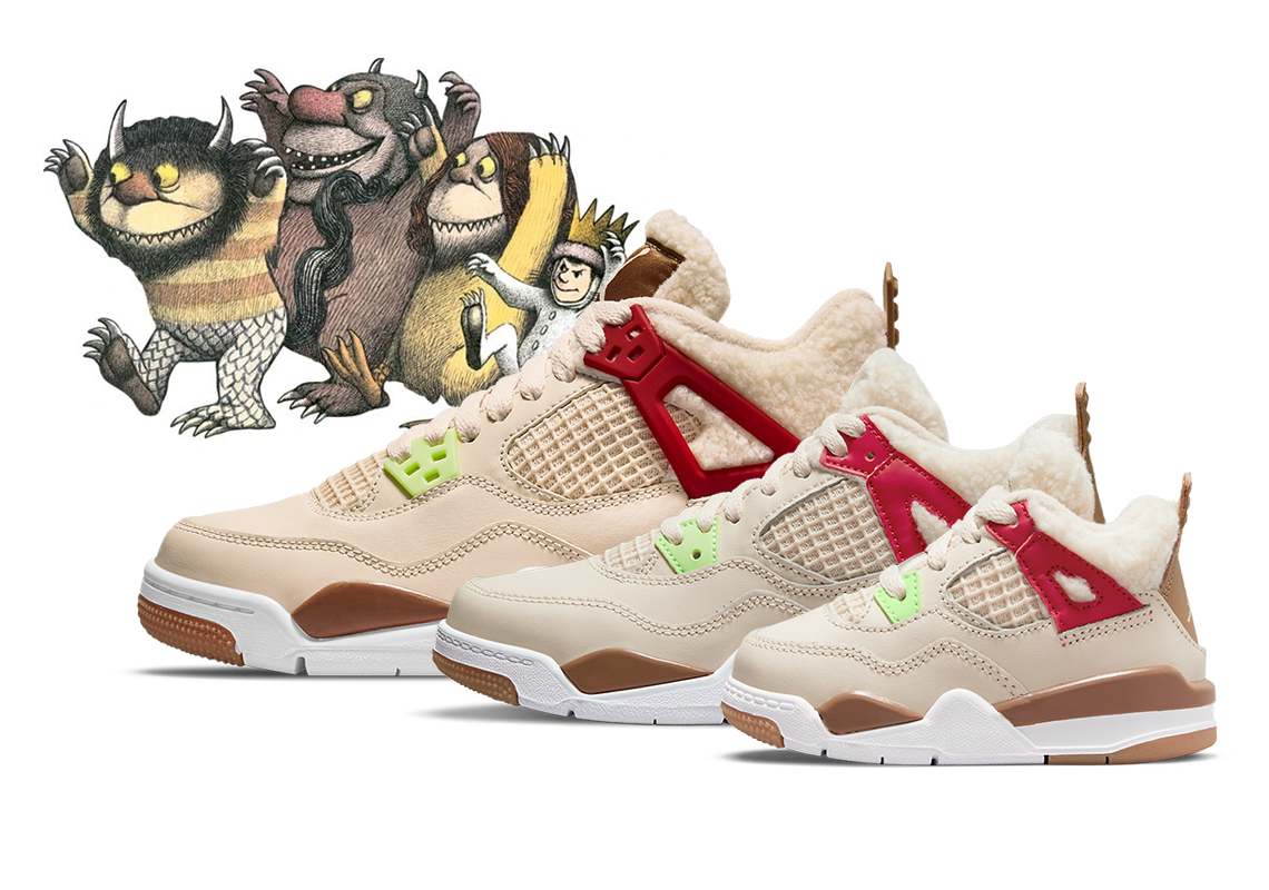 Air Jordan 4 "Where The Wild Things Are" Releasing In Full Kids Sizes