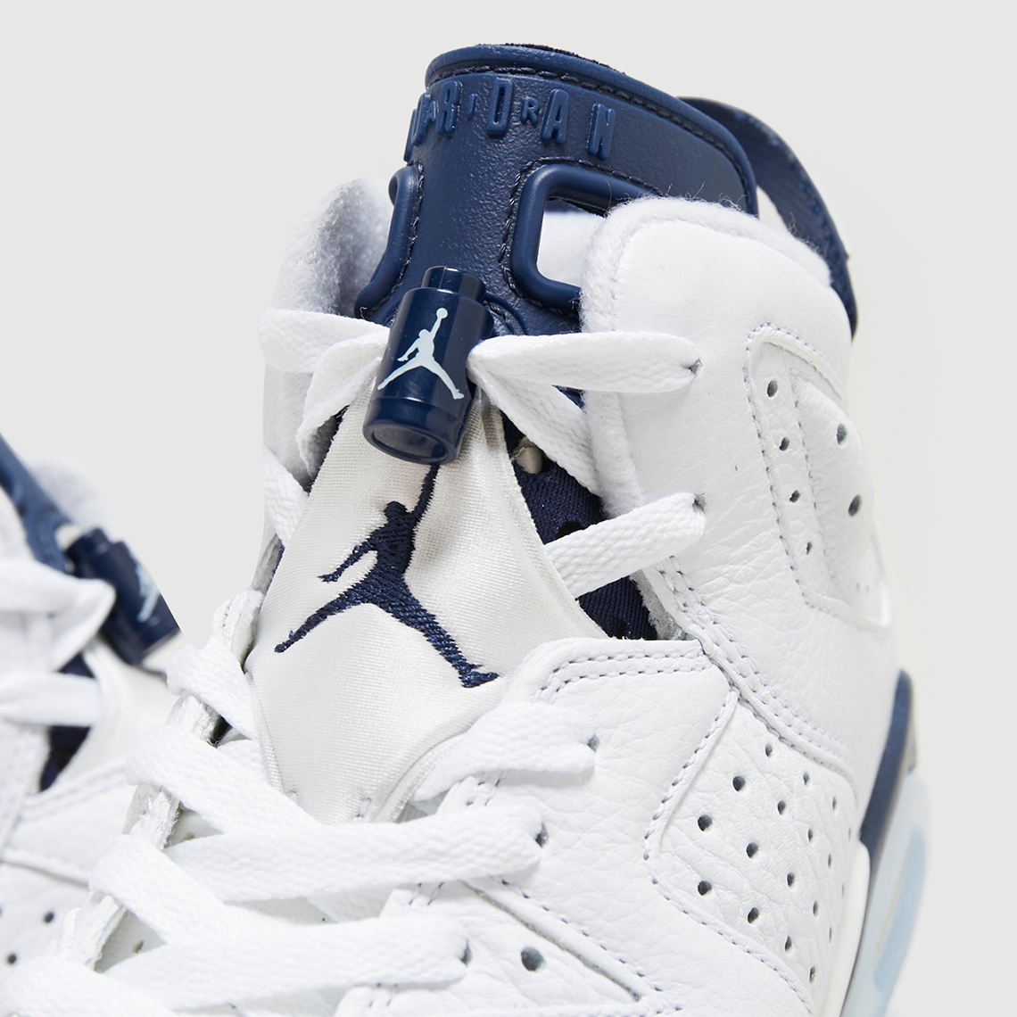 Air Jordan 6 Gs White Midnight Navy 384665 141 Release Date 2