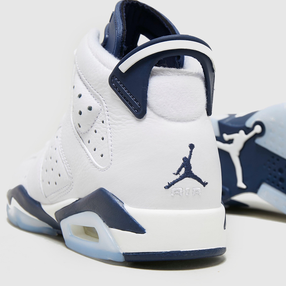 Air Jordan 6 Gs White Midnight Navy 384665 141 Release Date 3