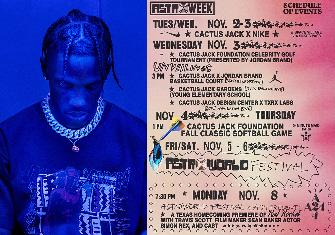 Travis Scott's Astroweek To Drop A Cactus x Jack SNKRS Pass Release