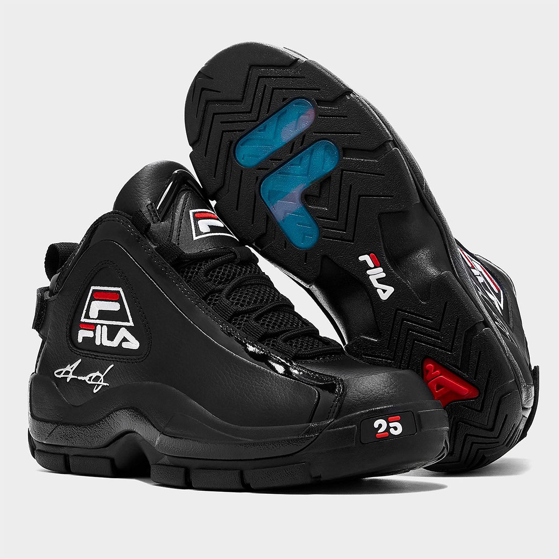 Fila Grant Hill 2 25th Anniversary Black 3