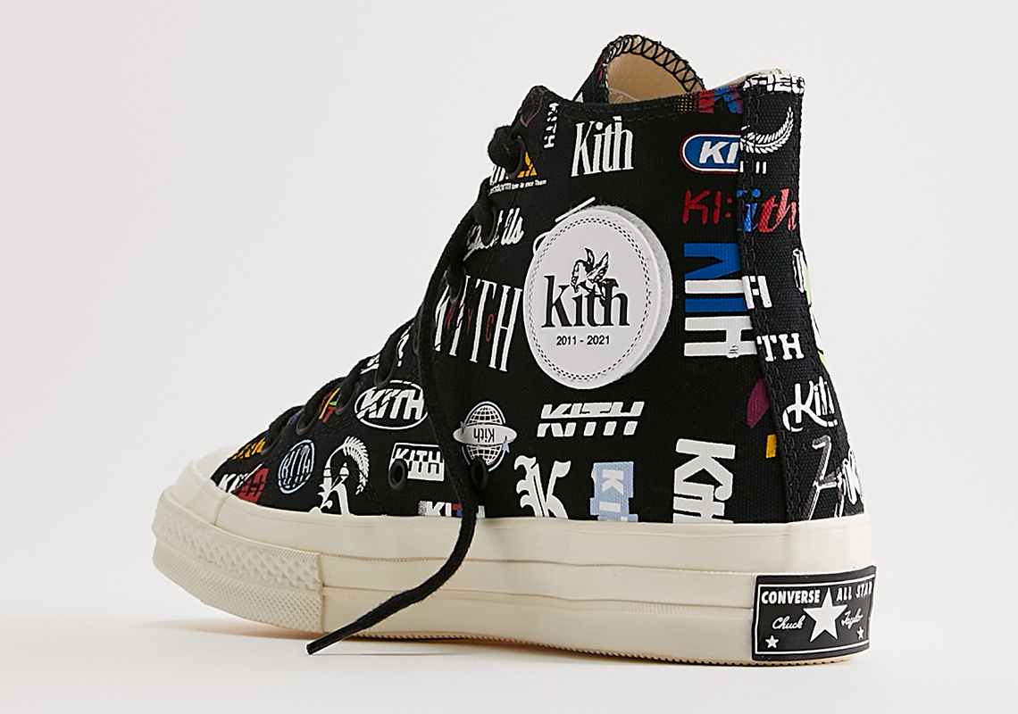 Kith Converse Chuck 70 10th Anniversary Logo Black 4 1