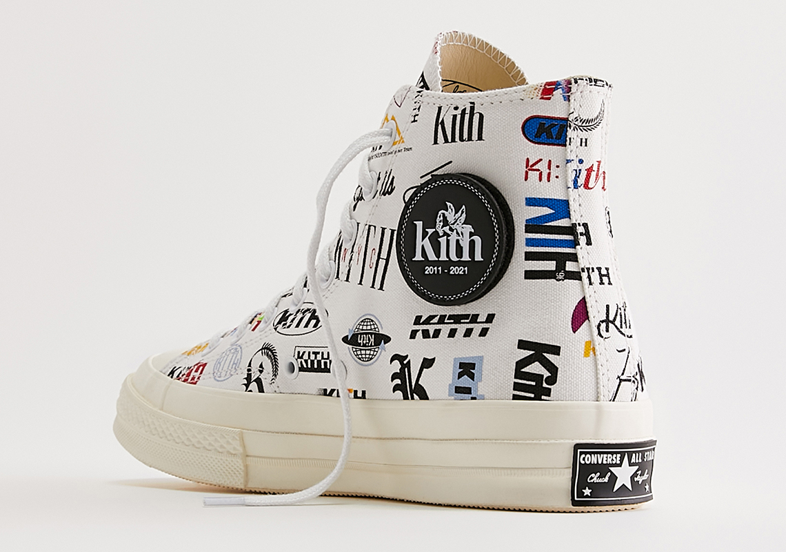 Kith Converse Chuck 70 10th Anniversary Logo White 5 1