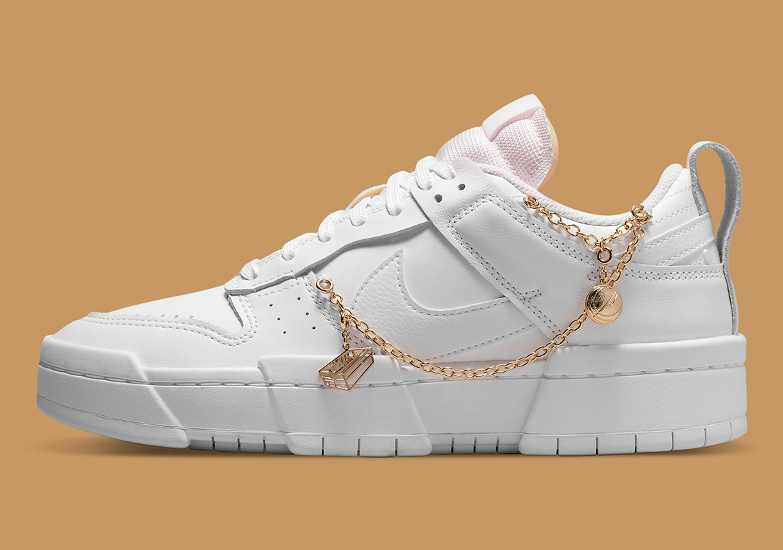 Nike Dunk Low Disrupt White Metallic Gold Do5219 111 7