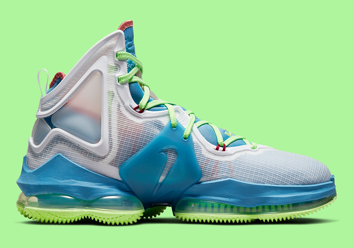 Nike Lebron 19 Dutch Blue Pomegranate Lime Glow White Dc9339 400 1