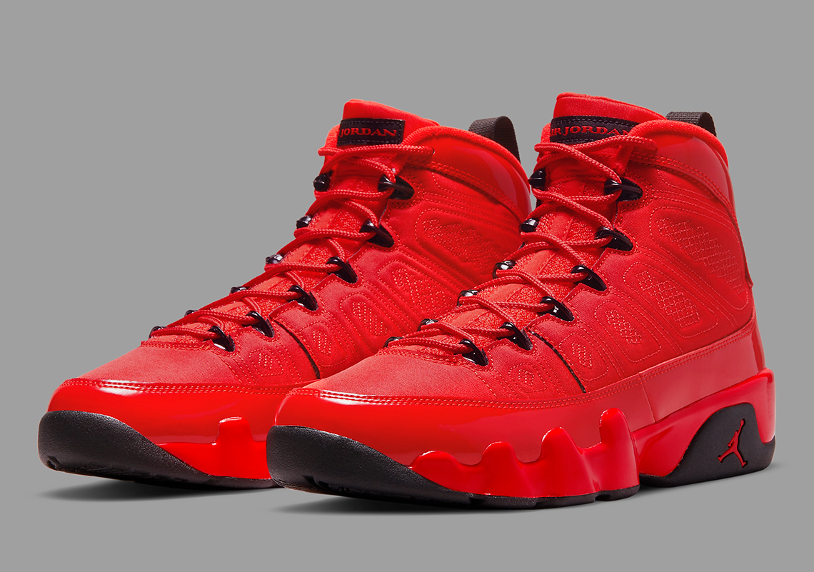 Official Images Of The Air Jordan 9 "Chile Red"