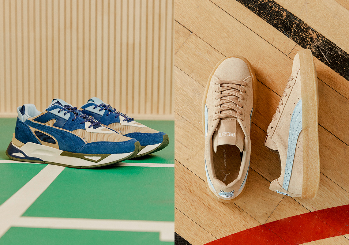 Maison Kitsuné Finds Elegance In The PUMA Suede Crepe And Mirage Sport