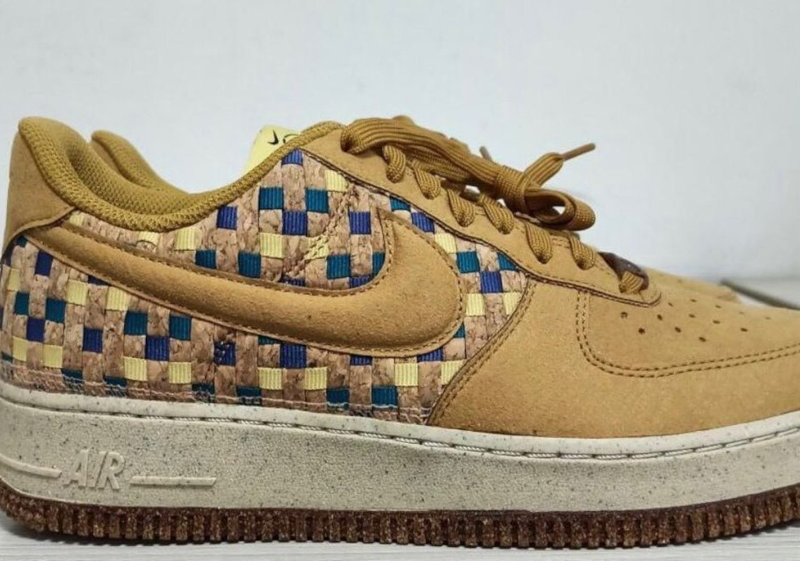 The Most Sustainable Nike Air Force 1 Low Yet Features Woven Cork