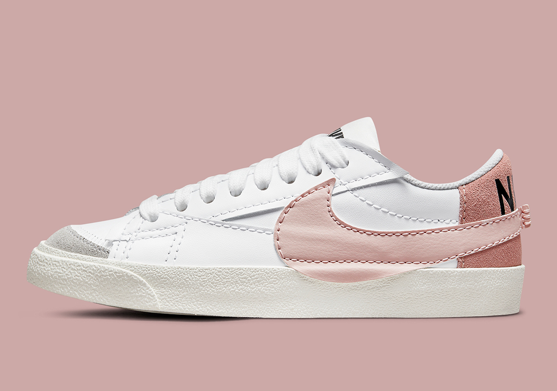 The Nike Blazer Low Jumbo Adds Pink To Its Oversized Swoosh