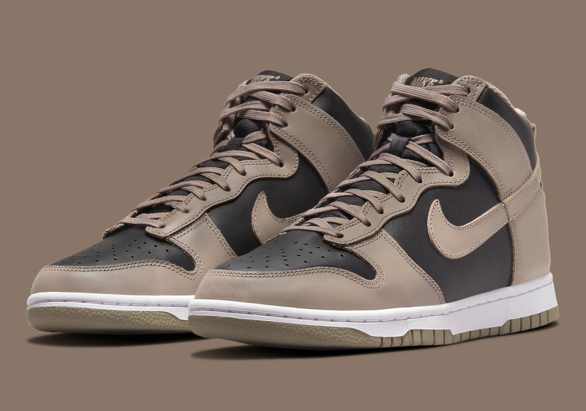 Official Images Of The Nike Dunk High “Moon Fossil”