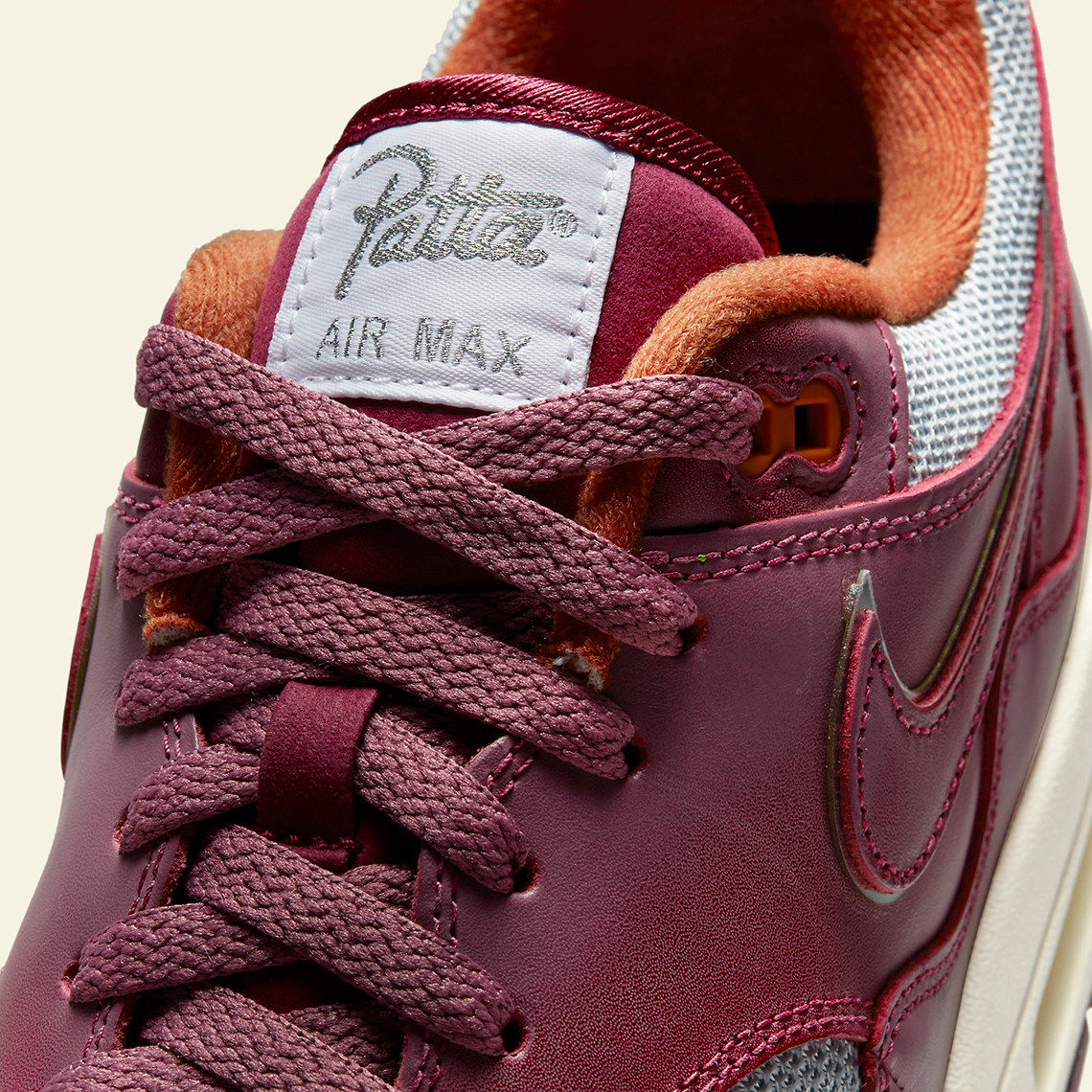 Patta Nike Air Max 1 Rush Maroon Do9549 001 9