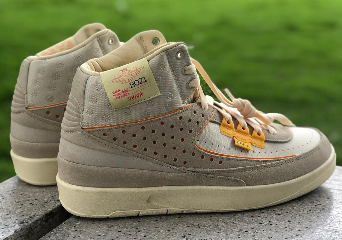 First Look At The UNION LA x Air Jordan 2 "Rattan"