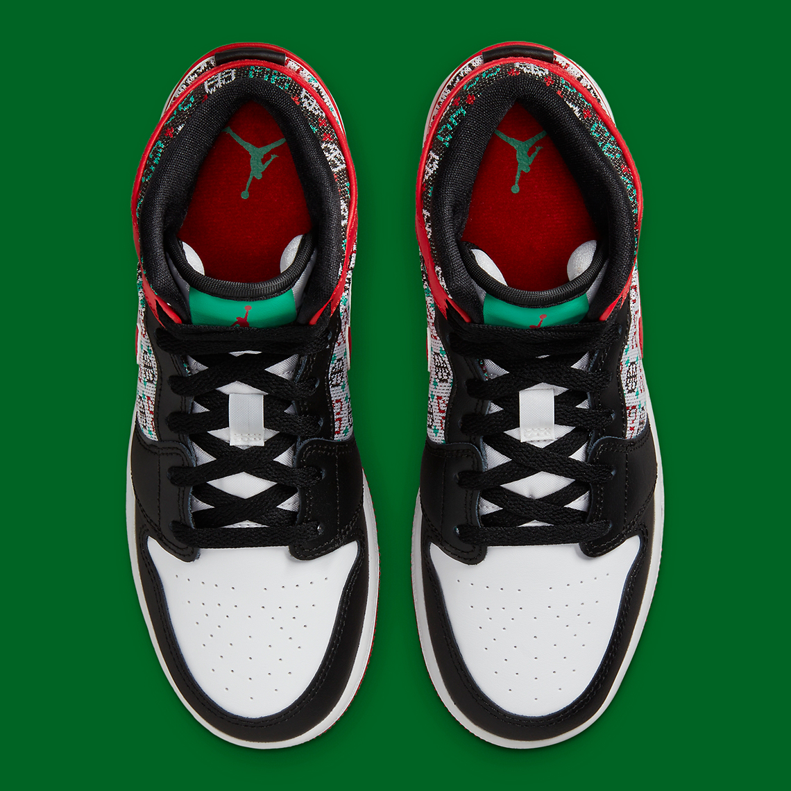 Air Jordan 1 Mid Gs Ugly Christmas Sweater Dm1208 150 8