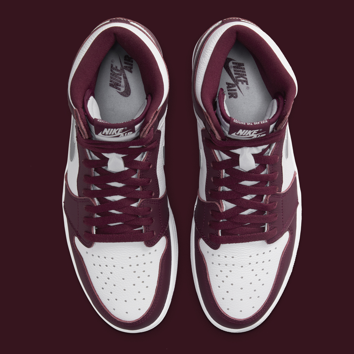 Air Jordan 1 Retro High Og Bordeaux Official Images 555088 611 6