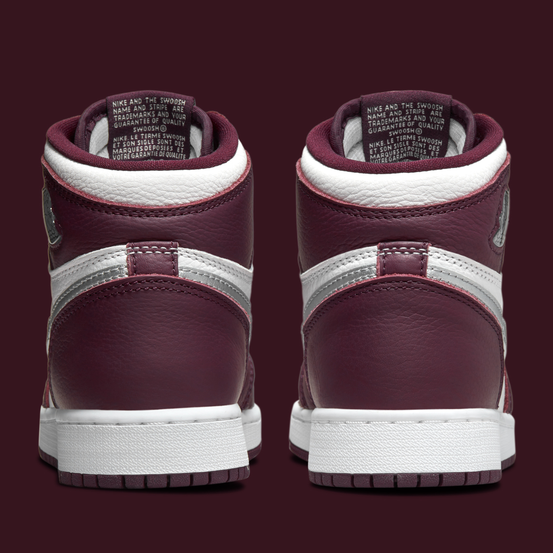 Air Jordan 1 Retro High Og Bordeaux Official Images 575441 611 4