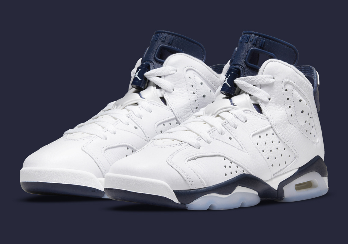 Air Jordan 6 Gs Midnight Navy Official Images 384665 141 7