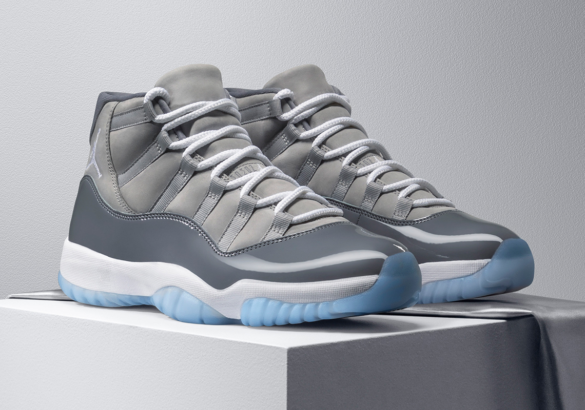 Air Jordan Xi 11 Cool Grey 2021 Official Photos 2