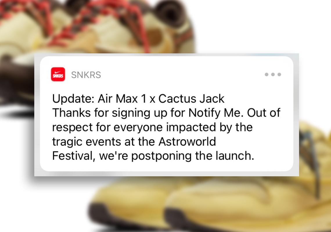 Travis Scott x Nike Air Max 1 "Cactus Jack" SNKRS Pass Anticipated At Astroweek In Houston