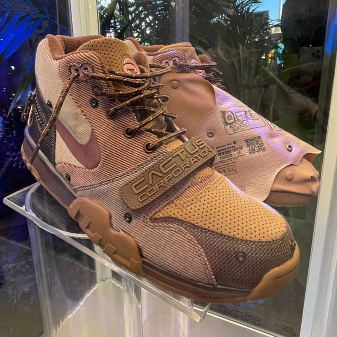 Cactus Jack Travis Scott Nike Air Trainer 1 Brown