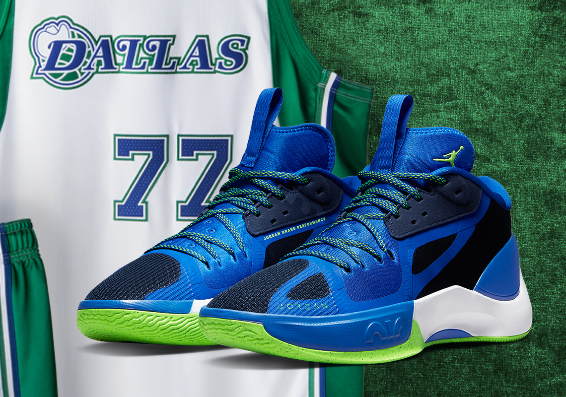 This Jordan Zoom Separate Matches The Mavericks City Edition Jerseys