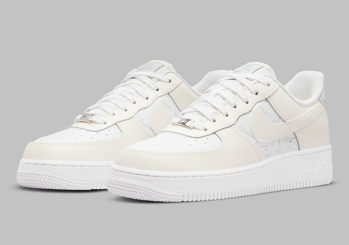 Nike Air Force 1 Low Multi Swoosh White Sail Grey Dr7857 100 8